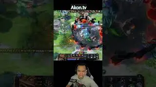 Невероятная игра | Team Falcons VS Team Spirit | BLAST Slam 3 #дота #akontv #gameplay