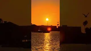 Sunrise 🌅Clearwater Beach, FloridaJanuary 3Air (sunrise) ~61 &deg;F / 16 &deg;CWater ~67 &deg;F / 19 &deg; #sunrise