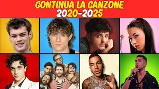 Quiz Continua la Canzone 🎵 2020–2025 | Hit Italiane e Straniere