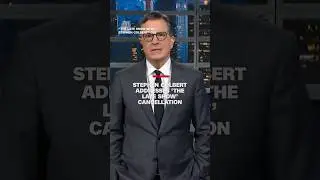 Stephen Colbert addresses &lsquo;The Late Show&rsquo; cancellation