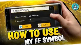 How To Use Bsk Gamer Symbol In Free Fire || Apple Symbol In Android Device