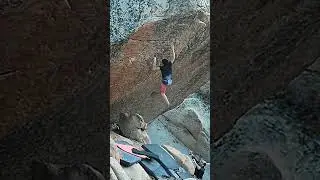 Big fall | Luminance V9 #climbing #bouldering