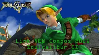 Link NEW 2021 Combos in Soulcalibur II || Soul Calibur 2 The Legend Of Zelda Link Combos