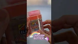 Elmer's gue : UNICORN BUTTER🦄🦄🦄 #elmers #asmr #elmersglue #slime #slimeasmr