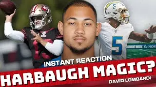 REACTION: Trey Lance looks good with Jim Harbaugh, QB Whisperer | 49ers Camp Intel