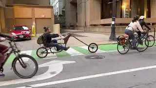Chicago&rsquo;s Rat Patrol Riding Freak Bikes In Critical Mass