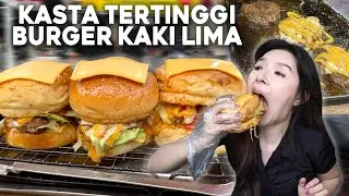 JUALAN BURGER WAGYU BEEF DI TENDA KAKI LIMA, HARGANYA BIKIN KAGET!