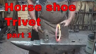 horse shoe trivet - part 1 - New Mexican ironwork