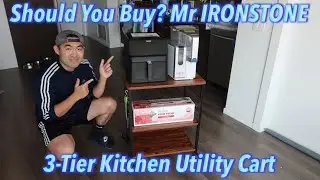 Should You Buy? Mr IRONSTONE 3-Tier Kitchen Utility Cart