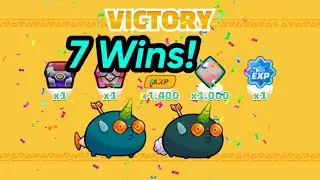7 Wins in Cursed Coliseum with My New Lunge Team | Axie Classic