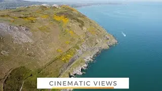 Beautiful views of the South Dublin and Wicklow Coast #DJIMINI2
