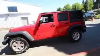 2015 Jeep Wrangler Unlimited Sport | Firecracker Red Clear Coat | FL742751 | Redmond | Seattle |