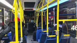 Boarding & Leaving Bee Line W3 Bus From Westchester Circle Ctr to Broadway & Manhattan College Pkwy 