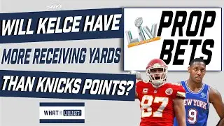 What are the odds Travis Kelce has more receiving yards on Sunday than the Knicks have points? | SNY
