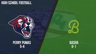 Perry Pumas Football vs The Basha Bears