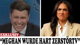 Colin Jost zerpfl&uuml;ckt Meghans Diana-Kommentar in der SNL-Live-Sendung auf urkomische Weise.