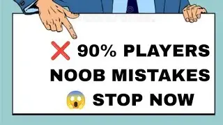 Top 5 Free Fire Mistakes ❌ | 90% Players Noob Is Wajah Se 😱 100k views 
