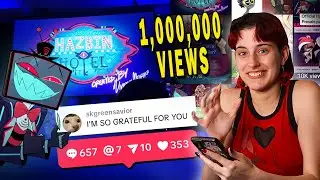 Being a Niche Content Creator is Overwhelming! / Hazbin SDCC VLOG
