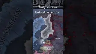 Fully forted Finland vs USSR #hoi4timelapse #hoi4 #germany #timelapse