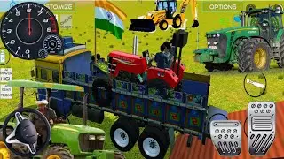 1 Tractor Load And Unload In The Track Game Play 🛣️🚜✅
