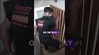 How to move a fridge up the stairs