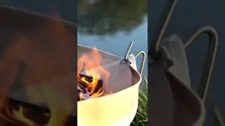 Lighting a fire on a canvas? You can with the STOOQ Firefly fire cloth! @stooq-passionforflames5263