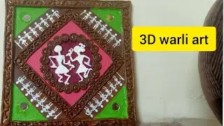 3D warli art/mural touch of warli art