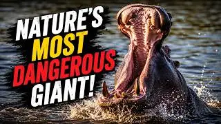 Hippo Yawn | HD Stock Footage