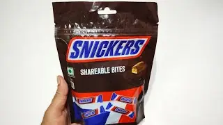 SNICKERS SHARABLE BITES PACK OPENING ASMR ☺️