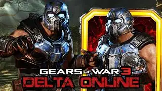 Gears of War 3 PC Delta Online - COG GEAR Character Skin Gameplay!