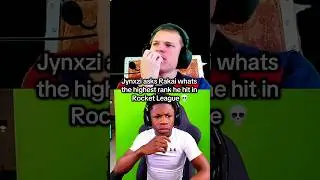 Jynxzi asks Rakai what&rsquo;s the highest rank he hit in Rocket League 💀 #jynxzi #rocketleague #clips