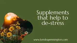 What can you take to feel less stressed ? 