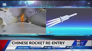 Chinese rocket re-entry