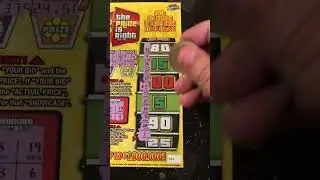 WIN ON $5 THE PRICE IS RIGHT #lottery #shorts
