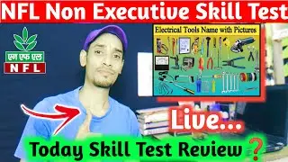 NFL Non Executive Today Skill Test Review✅|क्या पूछा जा रहा है❓|Live join करे सभी👆