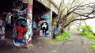 Graffiti Pier, Philly, short part 1: Abandoned, Roadside and Historic