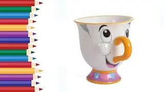 How to color Chip Mug | Chip Mug| coloring pages| Kid's fun| coloring video| kids coloring