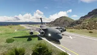 Impossible for the Boeing C-17 Globemaster Mississippi to land on a short runway