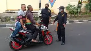 GA PAKE MASKER DI MARAHIN SECURITY