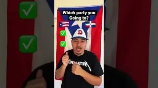 Puerto Rican Vs Dominican Party 🇵🇷🇩🇴 #puertorico #yezuzvert #dominican