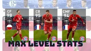 MAX Level Stats Lewandowski Hernandez Tolisso new club selection PES mobile 2021
