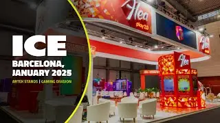 Stunning Booth Design by Artek Gaming Division | ALEA Gaming Stand at ICE Barcelona 2025, Barcelona.