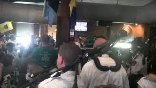 Minstrel Boy - Bagpipes - Flat Iron - St Patricks Day 2012