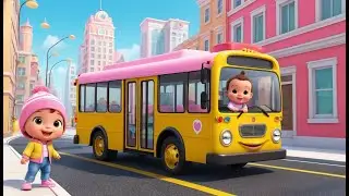 City Bus Counting Song 👶🚌 | Kids Fun & Learning Song