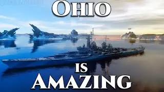 World of Warships: Battleship-Ohio in tense Gold ranked Randoms battle