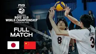 Japan vs. China - Pool B | Boys' U19 World Champs 2025 - Full Match