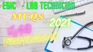 ESIC LAB TECHNICIAN EXAM QUESTION PAPER,