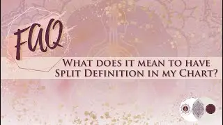 What does it mean to have Split Definition in my Chart?