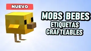 Nuevos MOBS bebes etiquetas crafteables 26.1 Snapshot 2 Minecraft