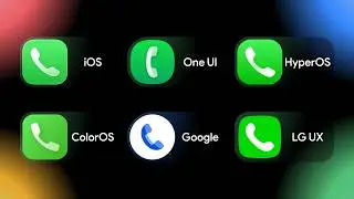 iOS vs One UI vs Google vs HyperOS vs ColorOS vs LG icons